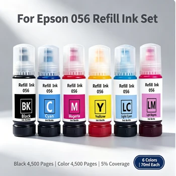 Passend für Epson 056 Tintenflasche 056 Nachfülltinte für Epson L8058 L18058 L8050 L18050 L18100 Drucker