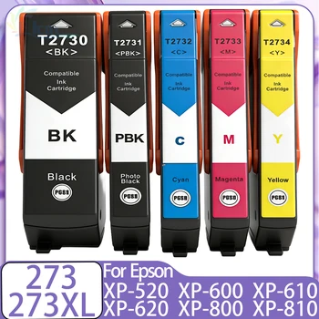 273 273XL T273 T2730 T2731 T2732 Tintenpatrone, passend für Epson XP-520 XP-600 XP-610 XP-620 XP-800 XP-810