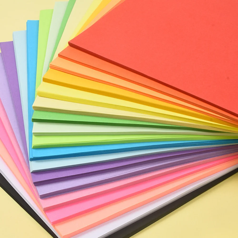A4 80gsm Farbkopierpapier 100 Blatt/Packung Multifunktionales – Bild 4