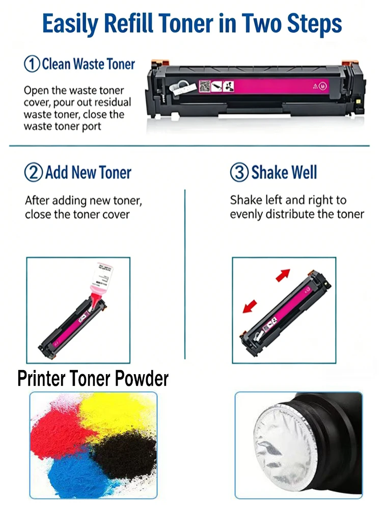 Toner-Nachfüllpulver passend für HP 116A W2060A W2061A W2062A W2063A – Bild 6