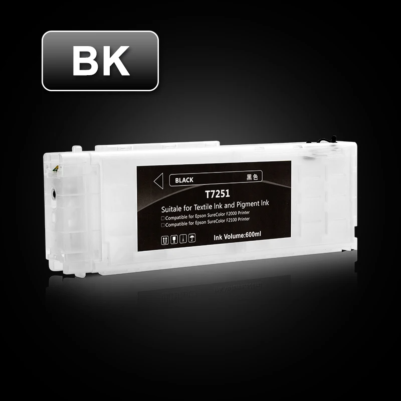 T7251 T725A Nachfüllbare Tinte Patrone Mit Chip passend für Epson F2000 F2100 F2130 F2140 F2150 F2160 Drucker