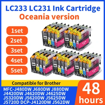 LC231 LC233 Tintenpatrone passend für Brother MFC-J480DW J680DW J880DW J4420DW J4620DW J4625DW J5320DW J5620DW