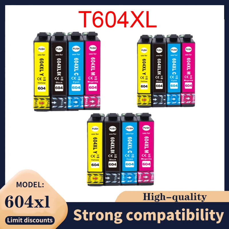 604 T604XL 604XL kompatible Tintenpatronen mit Epson T604 Expression Home XP-2200 XP-3200 XP3205 XP-4200