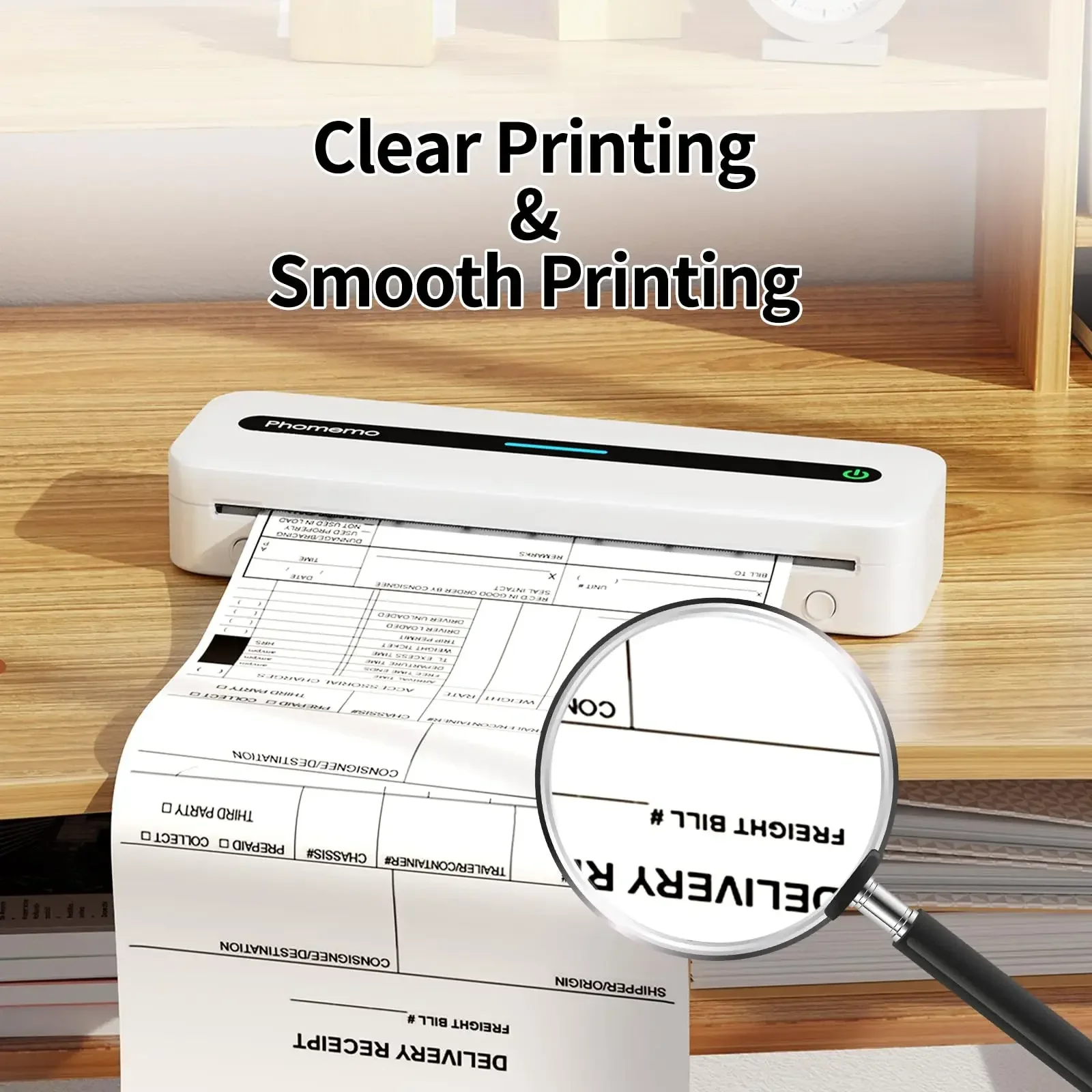 Phomemo Thermopapier 50/80/110 mm A4 Letter-Format M08F M832 M834 M835 – Bild 4