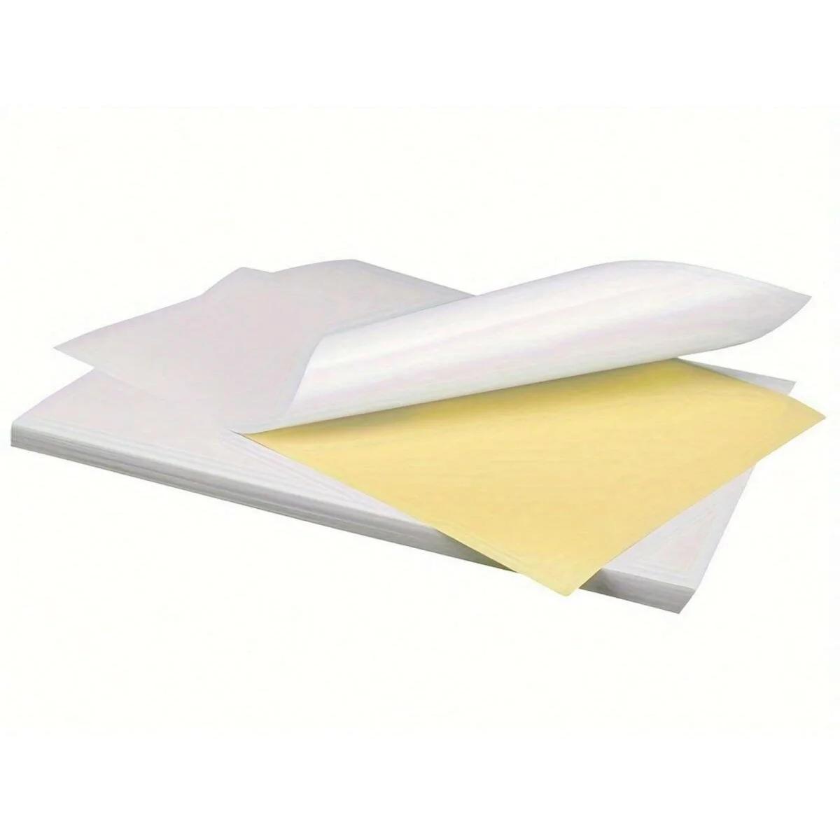 A4 selbstklebendes, glänzendes Etikettenpapier, bedruckbar, passend für Tintenstrahl (50 Stück)