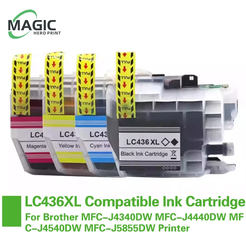 LC436XL 436XL Kompatible Tintenpatrone passend für Brother