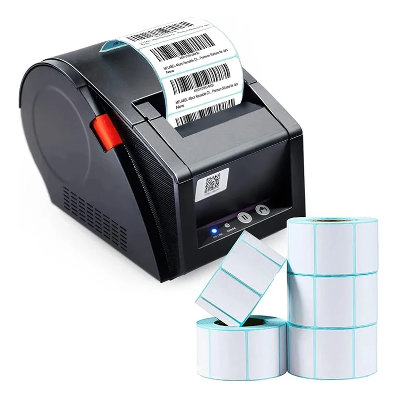 1 Rolle Thermo-Etiketten-Barcode-Aufkleber 70 x 30/80 x 60/100 x – Bild 6