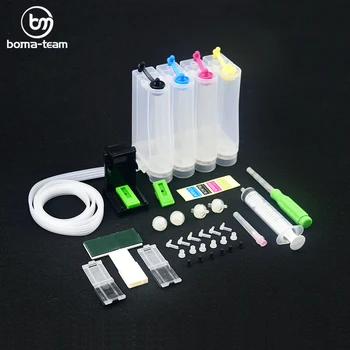 4-Farben-DIY-Ciss-Systemtank mit Zubehör passend für HP/CANON/EPSON/BROTHER Tintenstrahldrucker