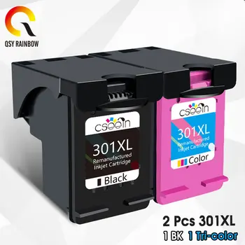 Alizeo wiederaufbereitete Tintenpatrone für HP 301 301XL, passend für HP301 Deskjet 2050 1000 1050 2510 3000