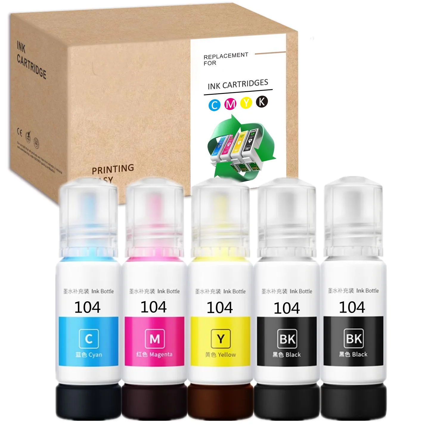 Passend für Epson 522 Nachfülltintenflasche ET-1110 ET-1810 ET-2800 ET-2803 ET-4800 ET-4810 ET-2400 ET-2810