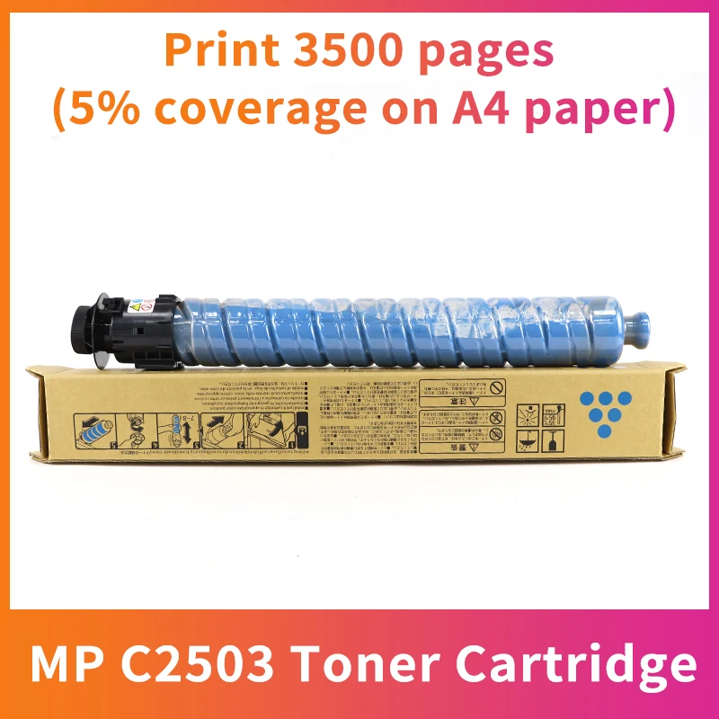 MP C2503 Tonerkartusche passend für den Einsatz in Ricoh MP C2003 C2004 C2504 C3003 C3503 C5503 C4503 C6003