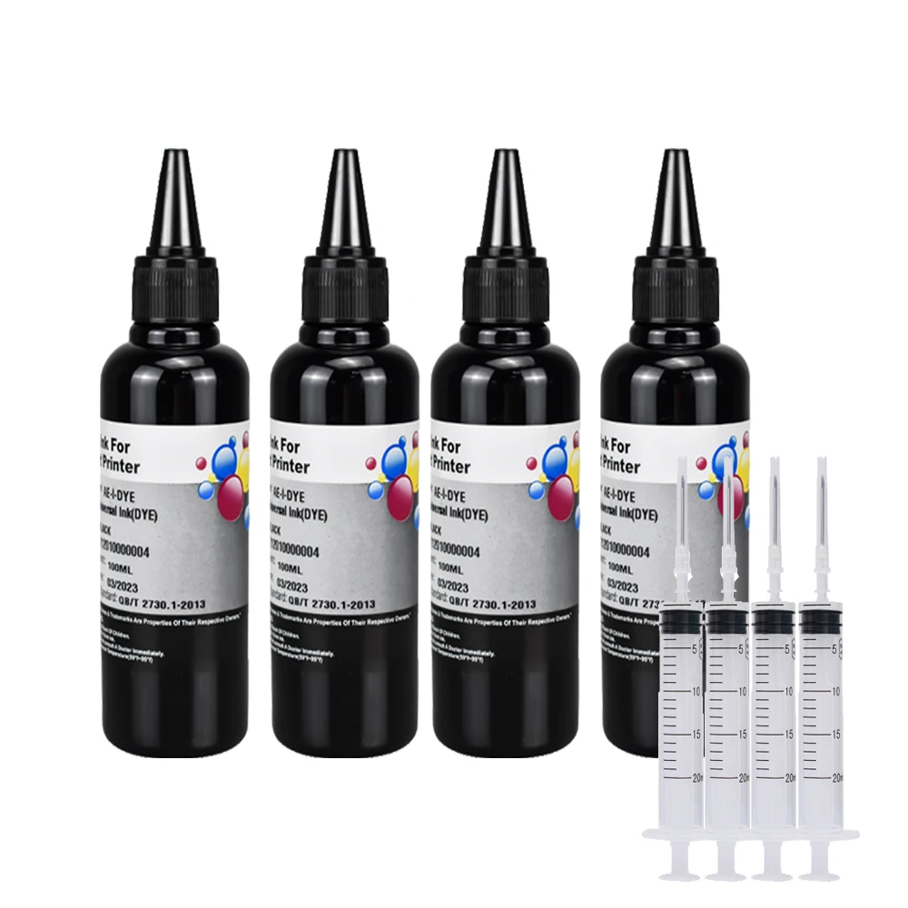 400 ml Dye Drucker 100 ml Flasche Tinte Nachfüllen Kits passend für HP – Bild 3