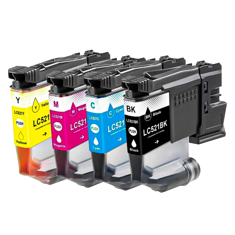 LC521 LC-521 Tintenpatrone passend für Brother DCP-J11260W J1310DW – Bild 5