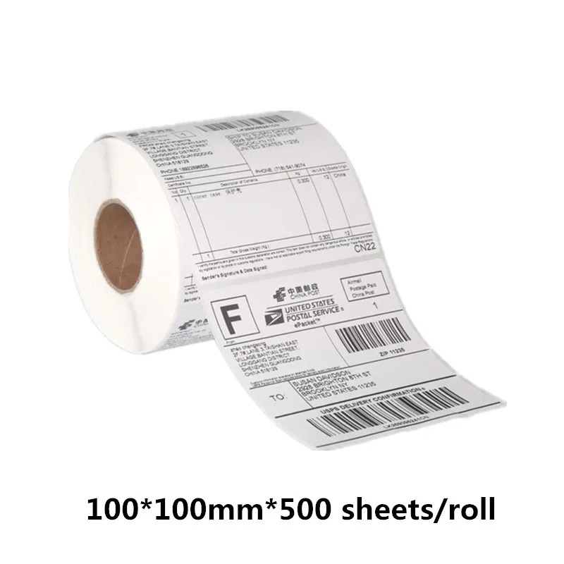 Thermische Verschiffen Etiketten 4X6in Verschiffen Label papier rollen für thermische drucker