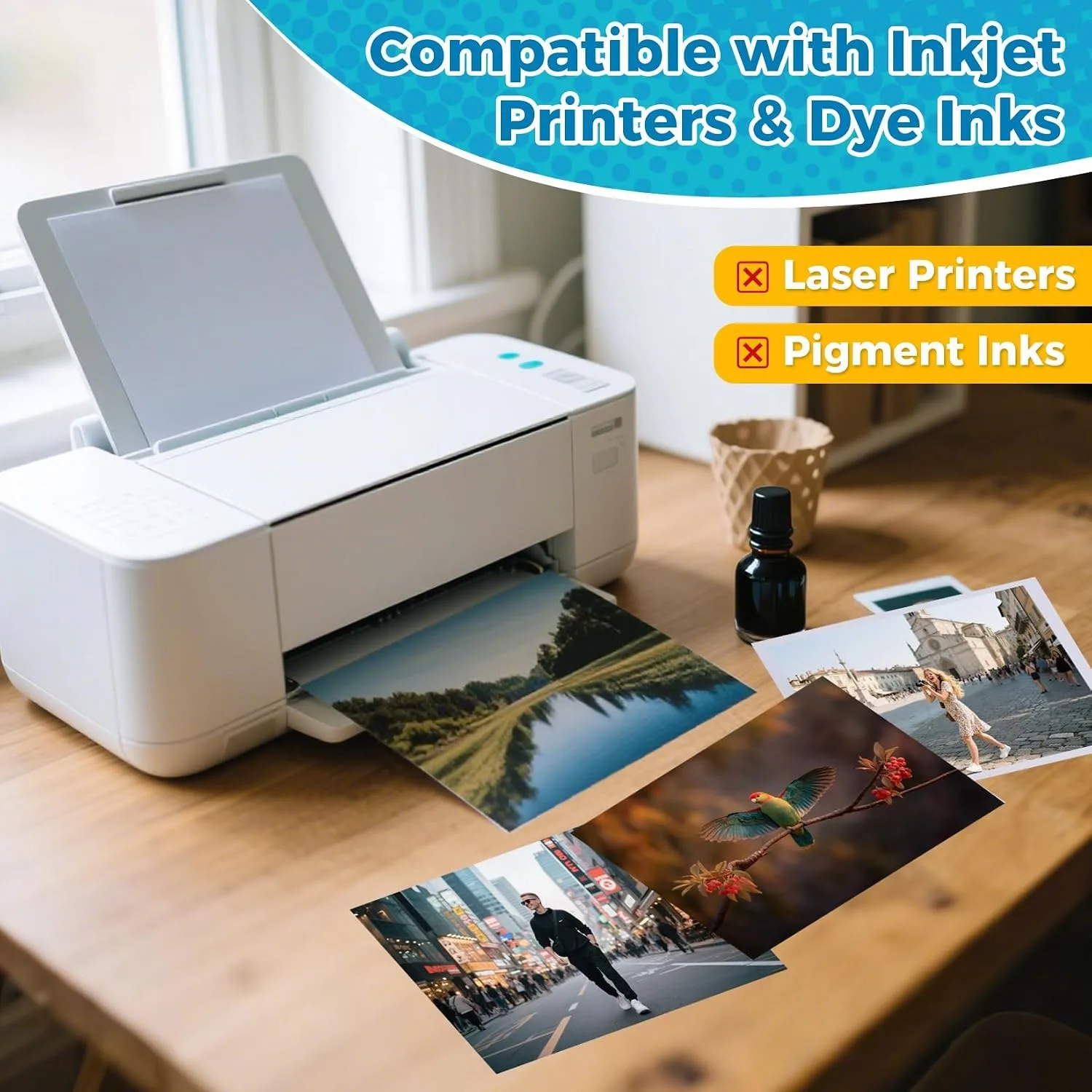 A4 Mattes Fotopapier 21 x 30 cm 108 g/m² Perfekt – Bild 3