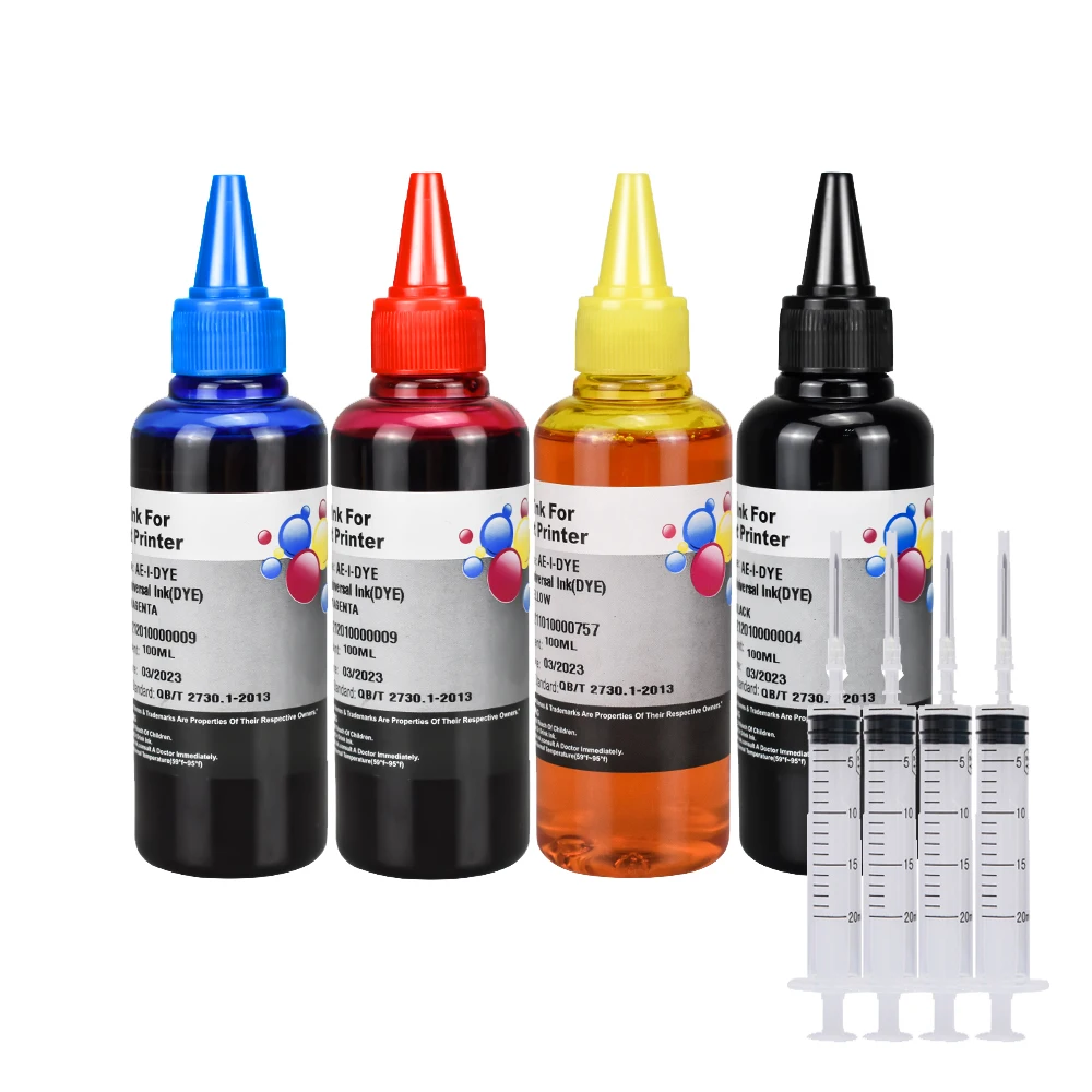 400 ml Dye Drucker 100 ml Flasche Tinte Nachfüllen Kits passend für HP – Bild 5