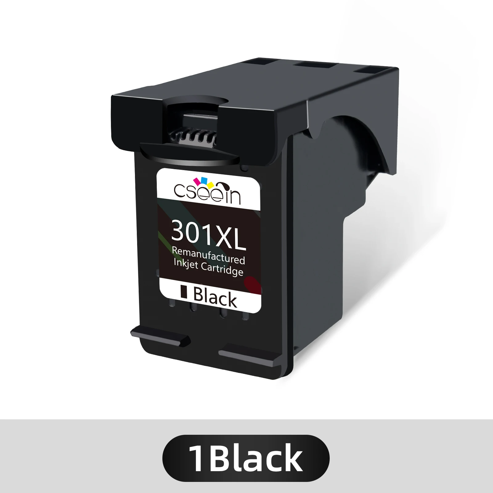 Alizeo wiederaufbereitete Tintenpatrone für HP 301 301XL, passend für HP301 Deskjet 2050 1000 1050 2510 3000