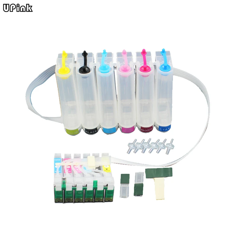 Leeres CISS-Tintenversorgungssystem passend für Epson Stylus Photo 1400 1500 W P50 Artisan 1430 PX650 PX660
