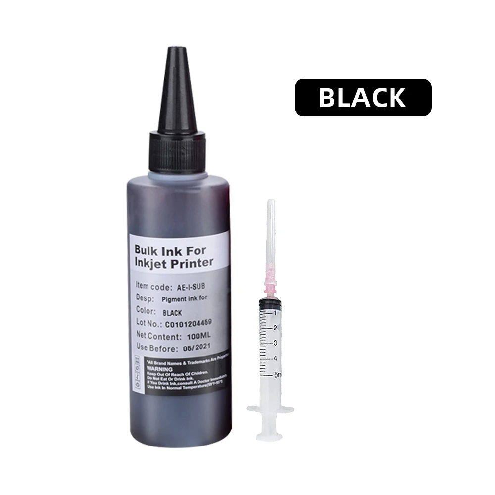 100ml Nachfüll-Pigmenttinte passend für HP OfficeJet Pro 7740 8710 – Bild 4