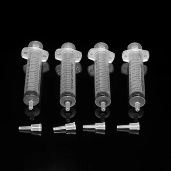 Tinte Refill Werkzeug 10ml Spritze Mit Nadel passend für Epson Canon Hp Brother Ricoh CISS Tank (4 Stück)