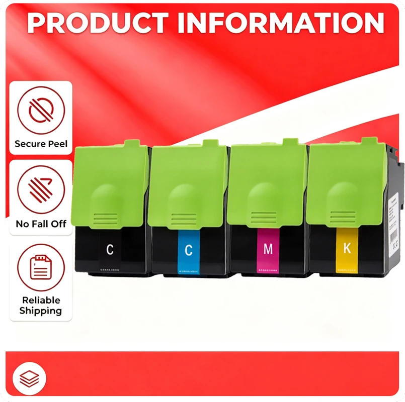Hochkapazitive, kompatible Tonerkartusche MC2425 für Lexmark MC2425 – Bild 2