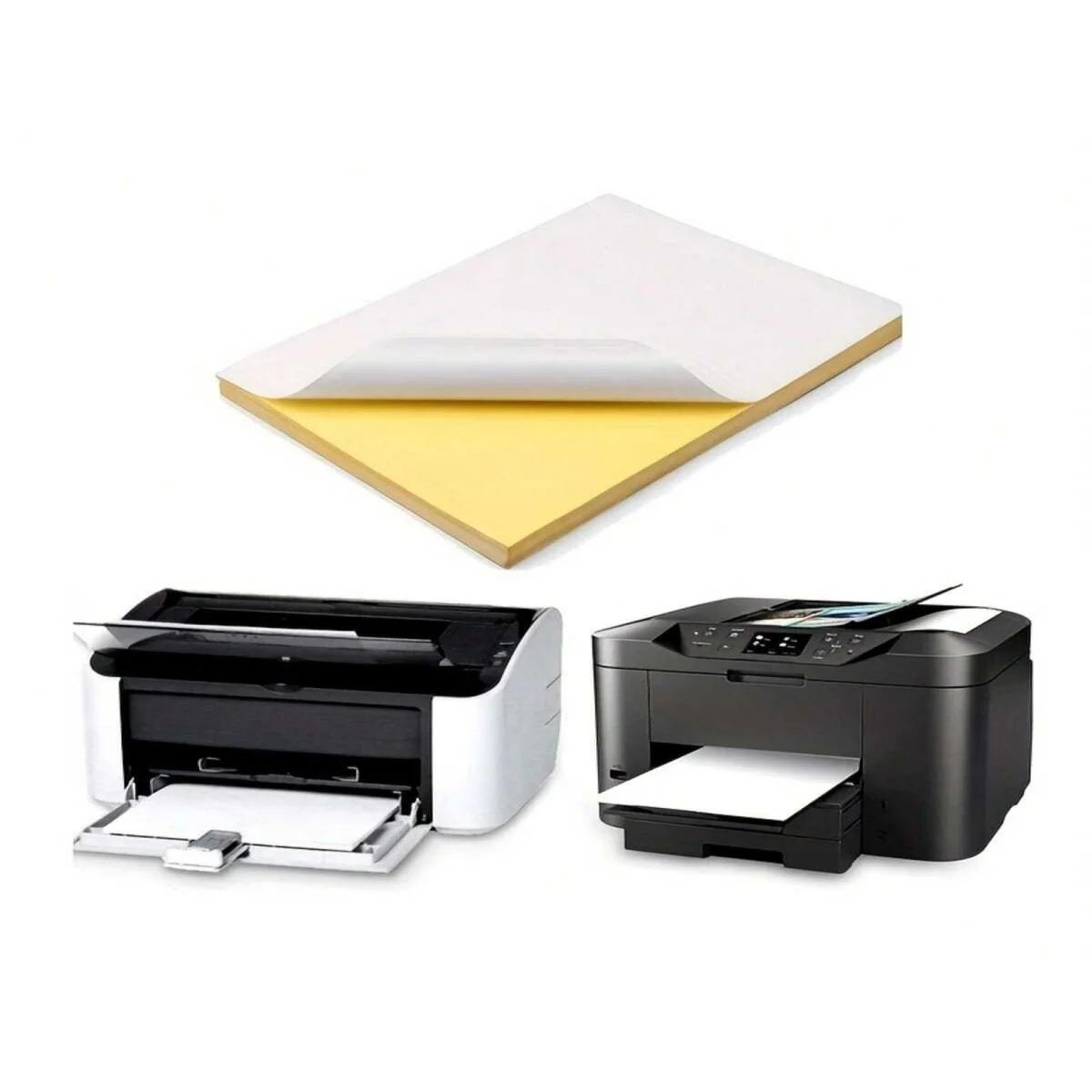 A4 selbstklebendes, glänzendes Etikettenpapier, bedruckbar (50 Stück) – Bild 5