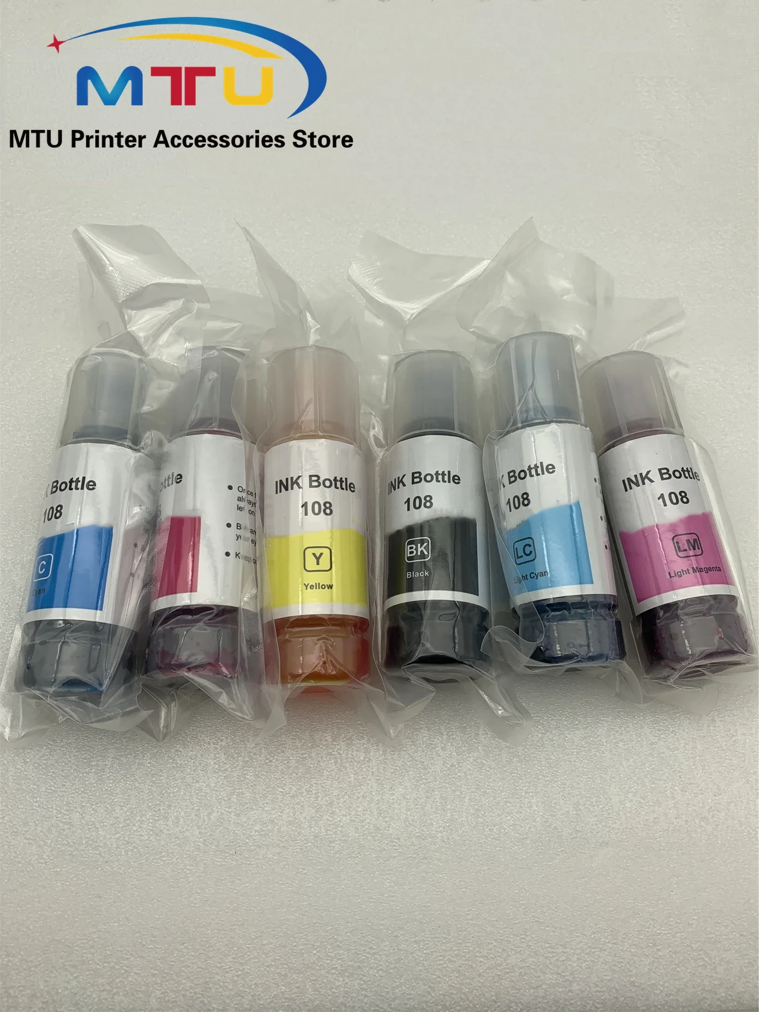 108 70 ml/Flasche Nachfülltinte passend für Epson L8050 (6 Stück) – Bild 2