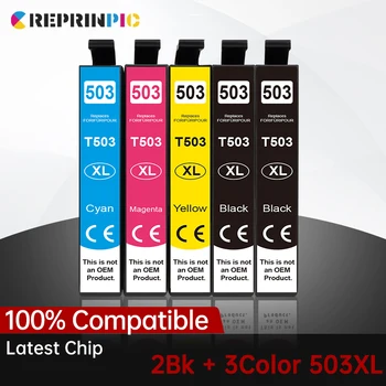 503XL Tintenpatrone für Epson T 503 XL T503XL, passend für XP 5200 5205 WF 2960DWF WF-2965DWF WorkForce
