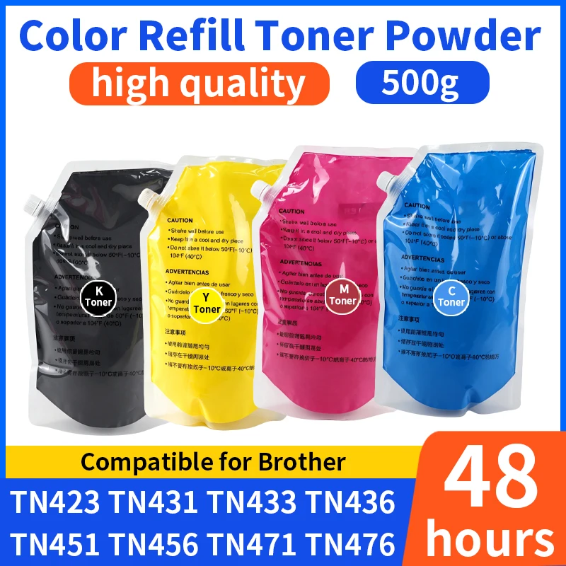 500g TN423 TN431 TN433 Nachfüll-Tonerpulver passend für Brother HL-L8260CDW L8360CDW L8360CDWT L9310CDW