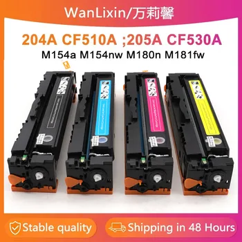 205A CF530A 204A CF510A Tonerkartusche mit Chip, passend für HP Laserjet Pro M154a M154nw MFP M180n M180nw