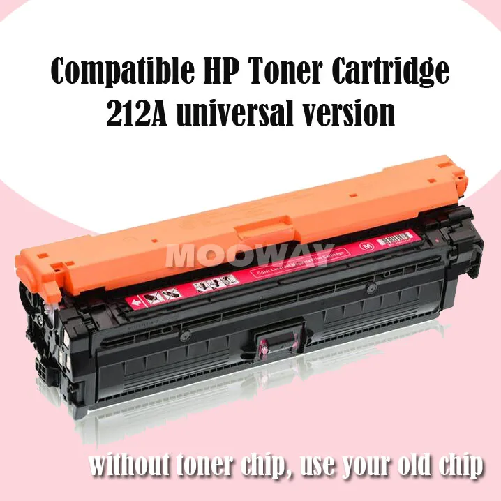 Kompatible Farbtonerkartusche passend für HP 212A M554DN M578F M555DN W2120A W2121A W2122A W2123A