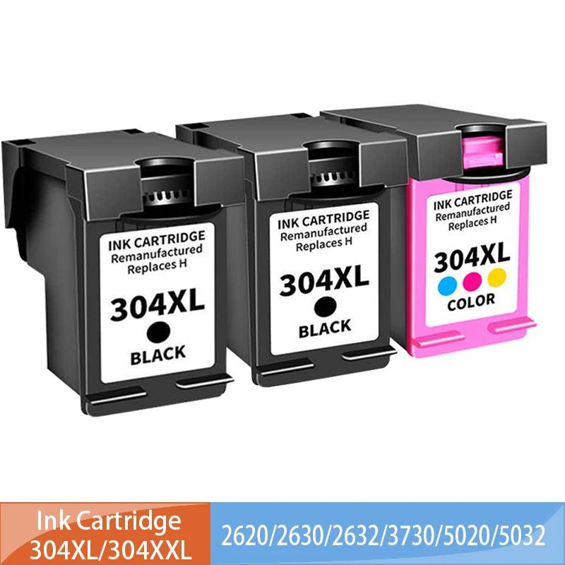 304XL Tintenpatrone passend für HP 304XL HP 304 Deskjet 2620 3700 3720 3730 3750 3752 3762 3760 5000 5010 5020