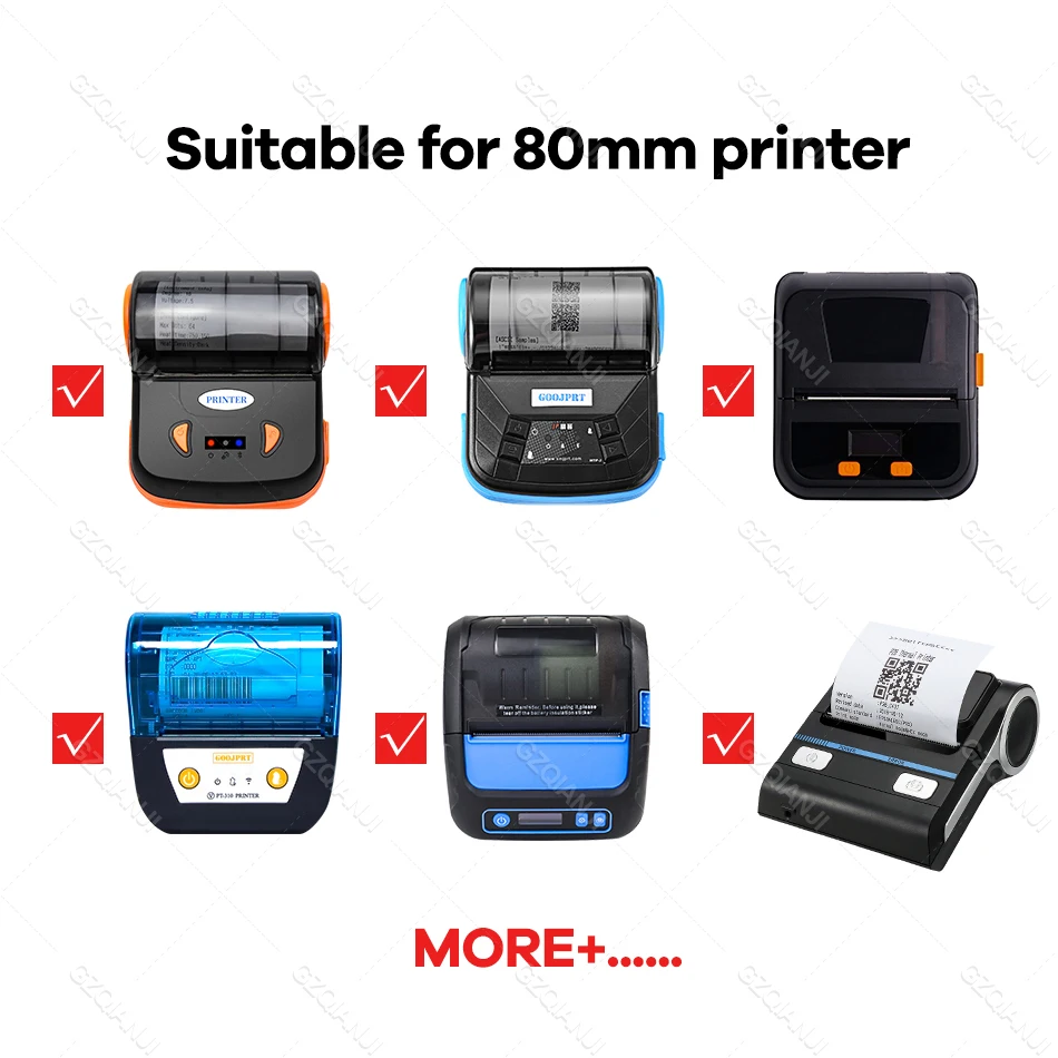 58mm/80mm Thermopapier passend für Mini-Thermo-Belegdrucker – Bild 6