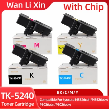 TK-5240 TK5240 CMYK 4-Farben-Tonerkartusche passend für Kyocera ECOSYS M5526cdn M5526cdw P5026cdn P5026cdw MFP