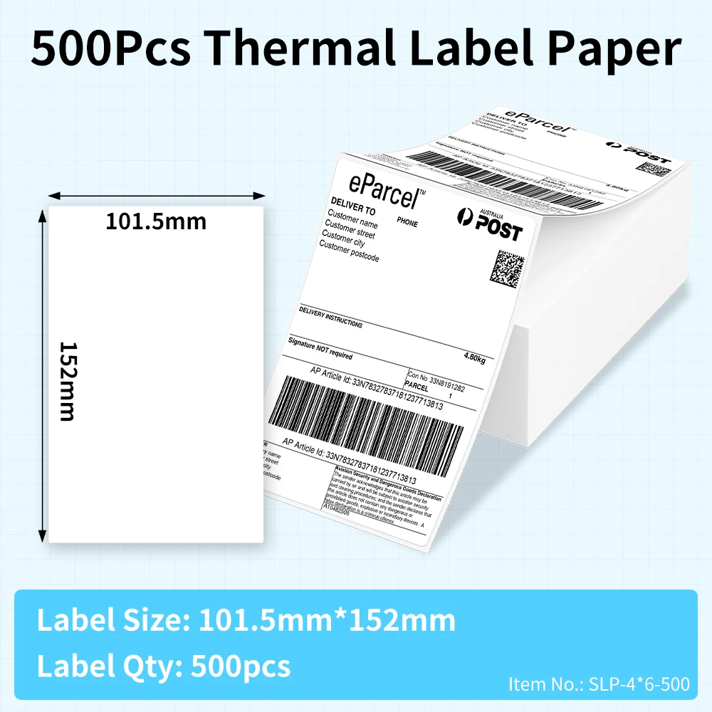 PM-241-BT/D520-BT Thermoetiketten passend für Versandetikettendrucker – Bild 6