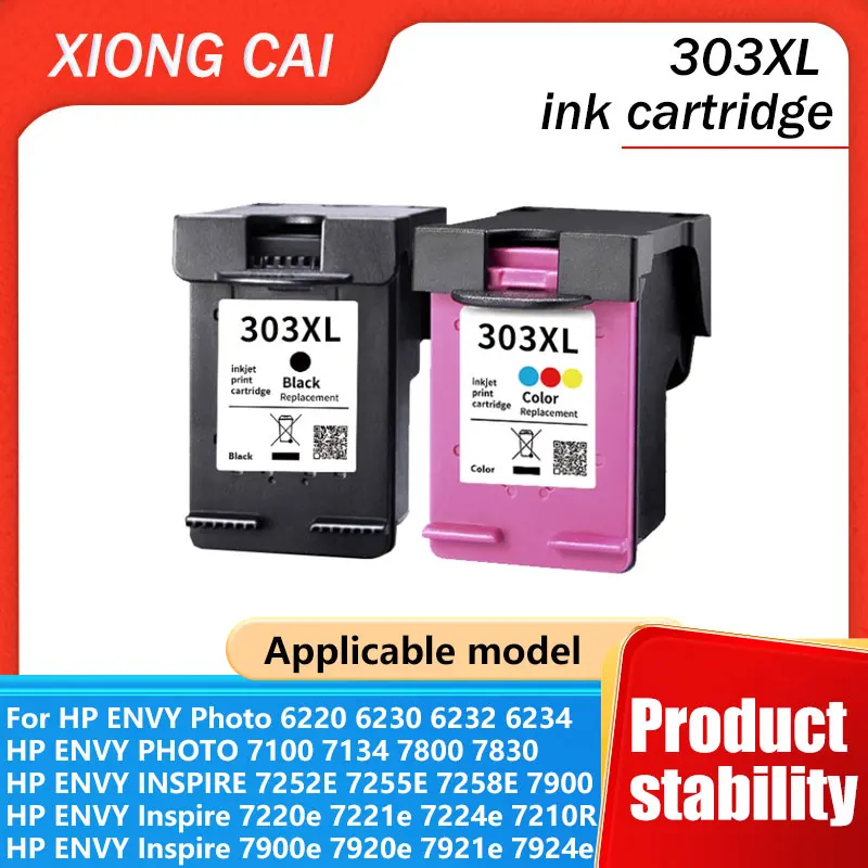 303XL Tintenpatrone passend für HP 303XL für HP 6220 6230 6232 6234 7100 7800 7830 7255E 7900 7220e 7210R