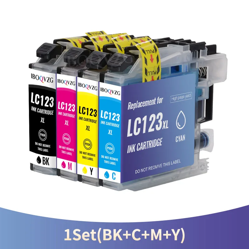 Lc123 xl kompatible Tinten patrone passend für Bruder lc123 für mfc j4410dw j4510dw j870dw dcp j4110dw j132w