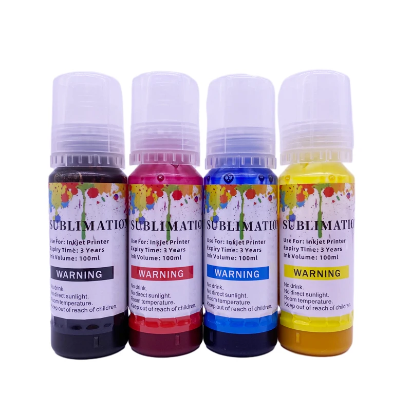 T544 544 Sublimationstinte 4-Farben-Flaschen-Nachfüllset – Bild 6