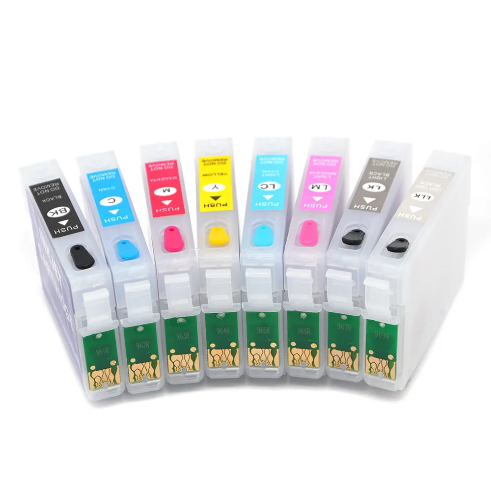 Nachfüllbare Tintenpatrone passend für Epson R2880 T0961-T0967 T0969 – Bild 6