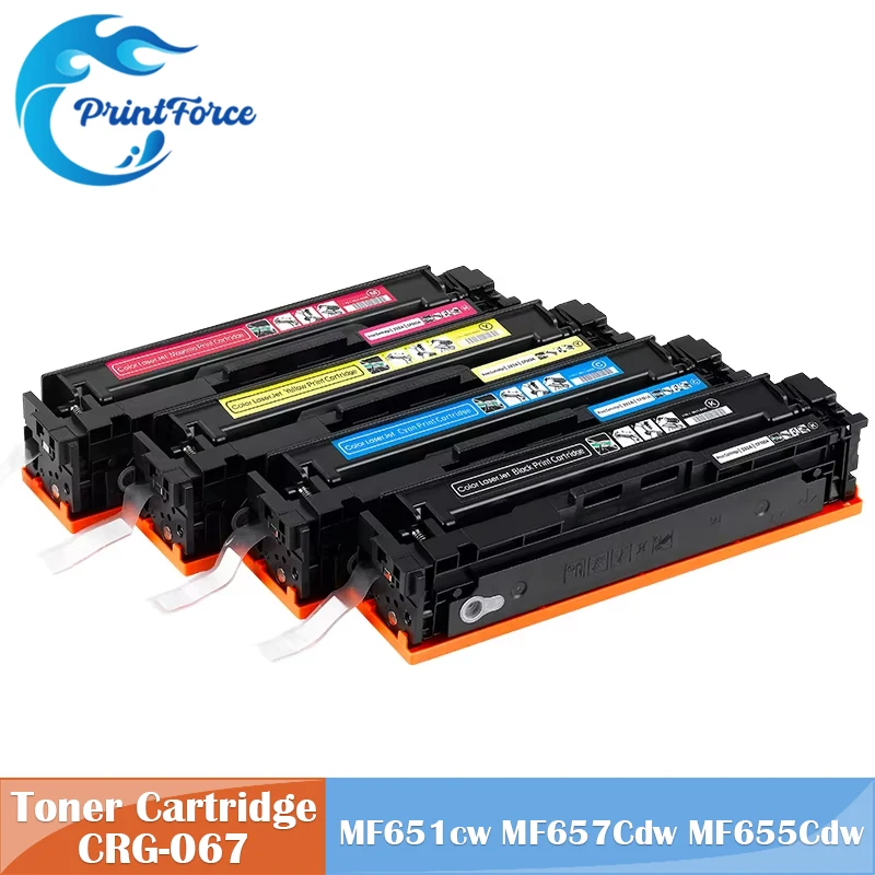 CRG-067 CRG-067H Nachfüllbare Tonerkartusche mit Chip passend für Canon MF651cw MF657Cdw MF655Cdw MF654Cdw