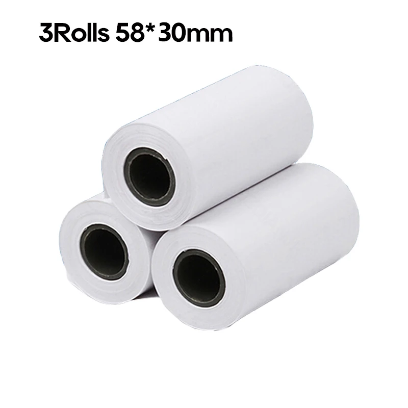 58mm/80mm Thermopapier passend für Mini-Thermo-Belegdrucker POS-Drucker 5,1 cm-Papierrollen für Geschäftliche