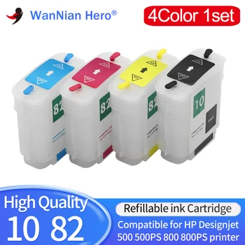 Passend für hp 10 82 nachfüllbare tinten patrone mit chip für hp design jet 800ps ps plotter (500 Stück)