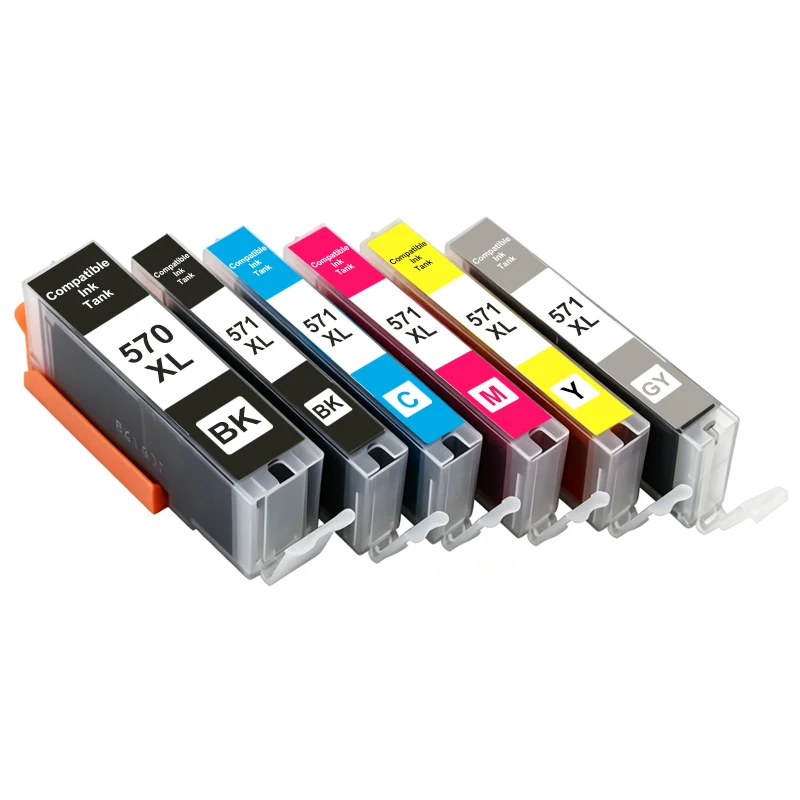 570 571 PGI-570 CLI-571 Tintenpatrone passend für Canon PIXMA MG5750 – Bild 3