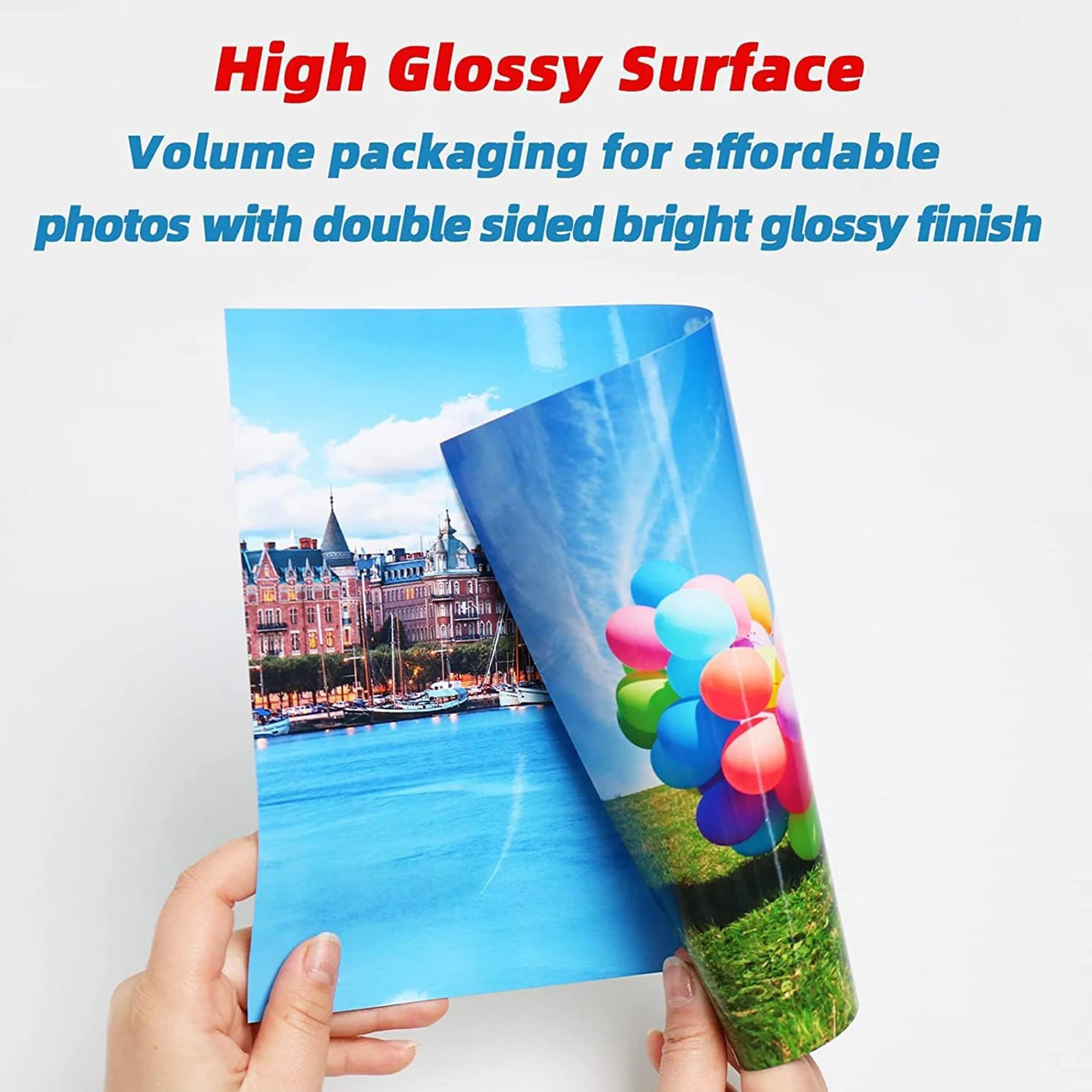 50 Blatt a4 8,3g/m² Fotopapier 11,7 x Zoll Doppelseiten glänzendes – Bild 4