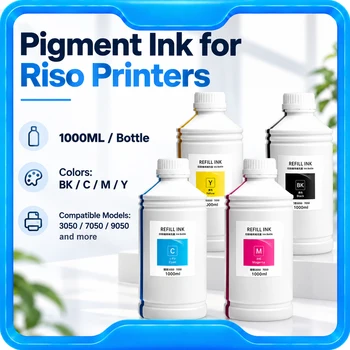 1000 ml Nachfüllpigmenttinte passend für Riso Comcolor 3150 7150 9150 3110 3050 7050 9050 1230 5230 5231 5000