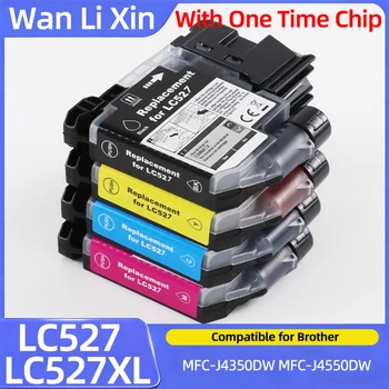 LC527XL LC527 LC-527 527XL LC-527XL Tintenpatrone passend für Brother MFC-J4550DW MFC-J4350DW 4550 (4 Stück)
