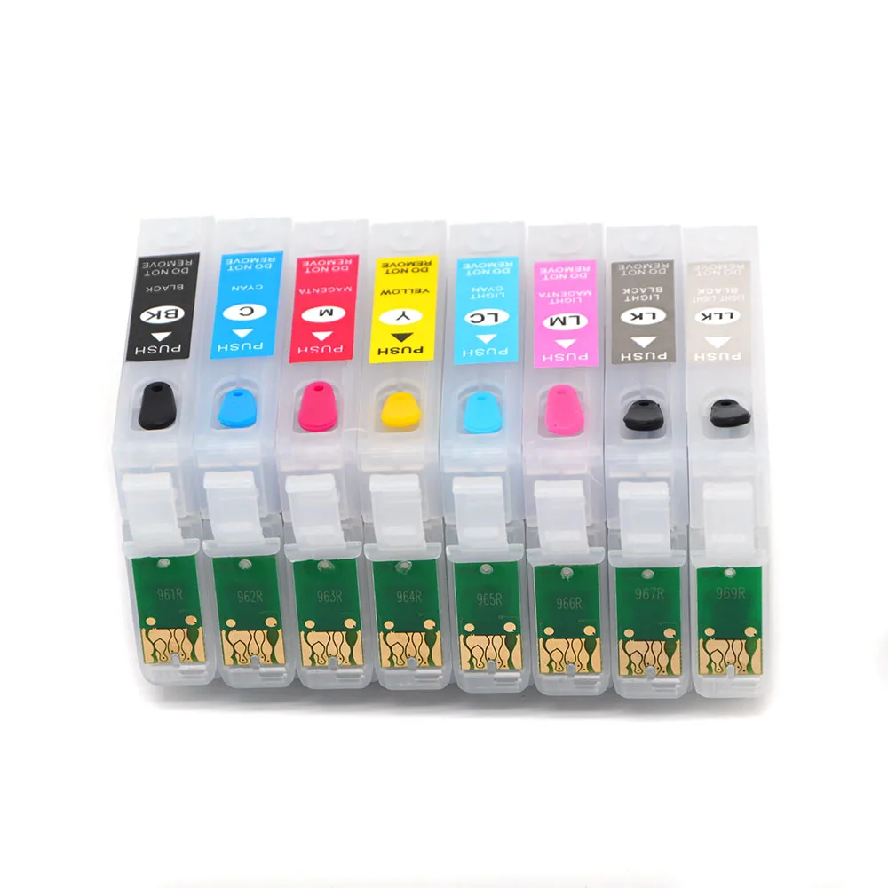 Nachfüllbare Tintenpatrone passend für Epson R2880 T0961-T0967 T0969 – Bild 4
