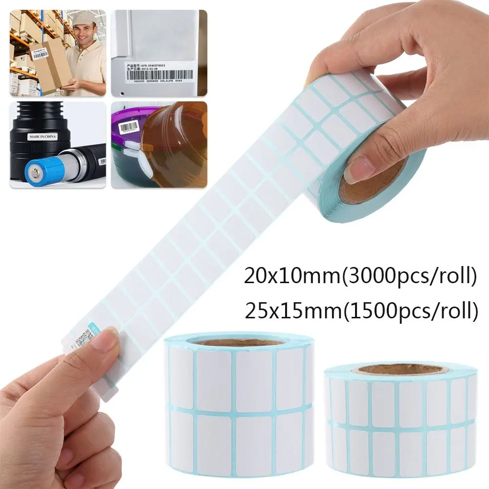 Rolle Kleber Thermo etikett Aufkleber Papier Supermarkt Preis Blanko-Etikett Multifunktions wasserdichte Druck