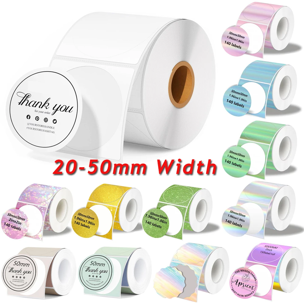 1 Rolle Etikettenaufkleber, selbstklebendes Thermopapier, passend für M110 M220 M200 E210 P50 DETONG P1 WP9520