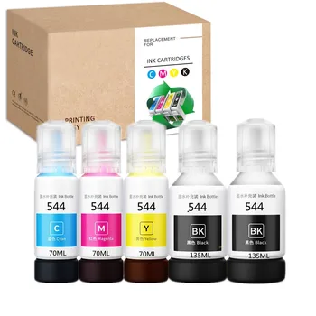 T544 passend für Epson 544 Nachfülltintenflasche L1110 L3100 L3110 L3150 L3210 L3250 5190 Drucker